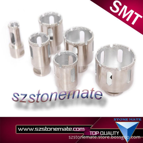 high quality vacuum brazed diamond core drill bits for marble